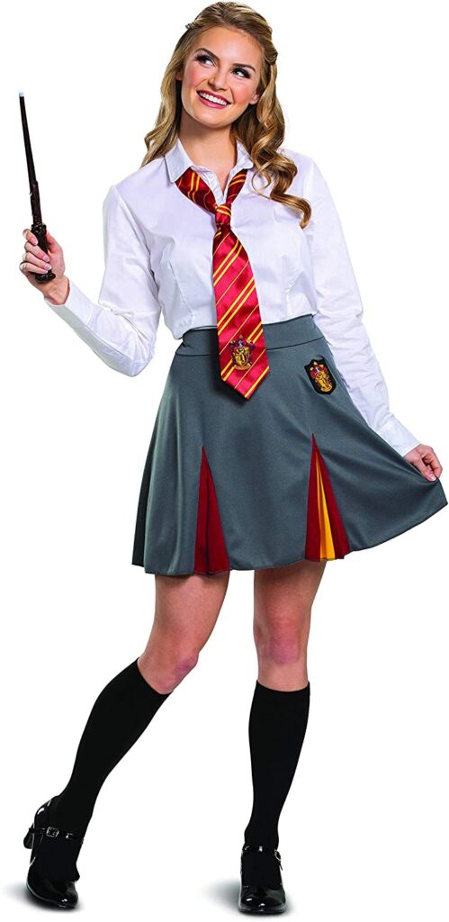 hermione granger halloween costumes for teenage girls gryffindor skirt