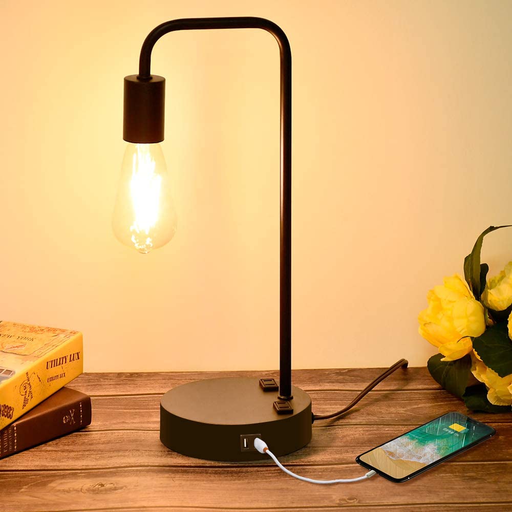 desk lamps for dorm rooms with usb charging ports