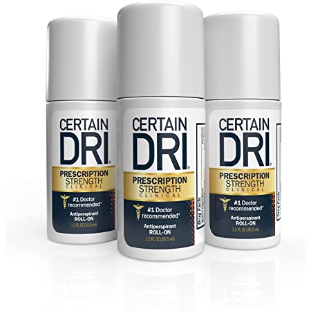 Prescription strength antiperspirant for teenage boys