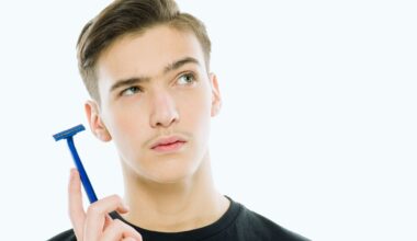 should teenage guys shave their mustache