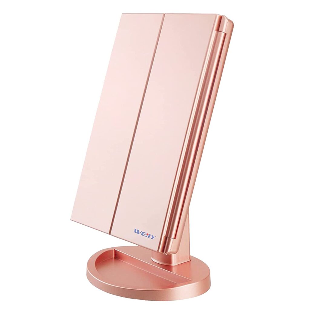 tri-fold makeup mirrors for dorms