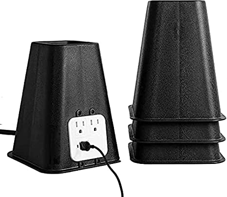 bed risers with outlet for dorms