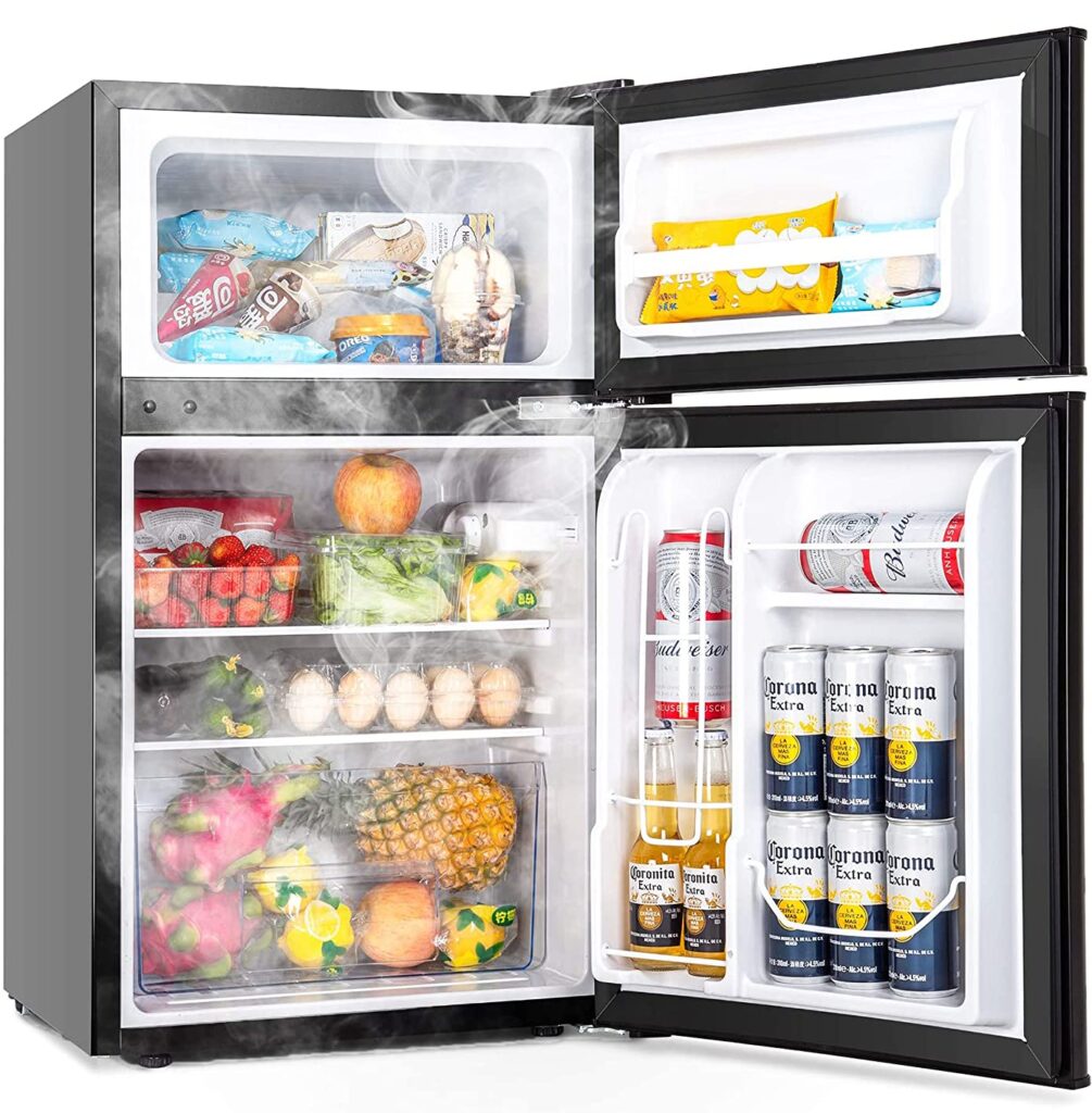 best mini fridges for dorms with freezer
