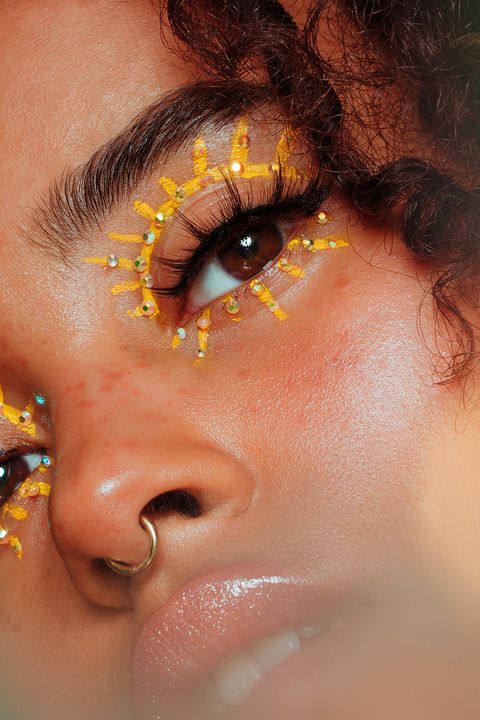 sun eye makeup