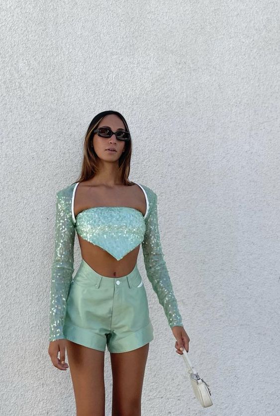 green Coachella outfits