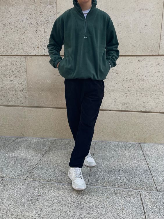 vintage quarter zip college style
