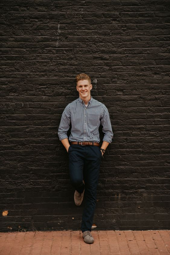 button down men's graduation outfits