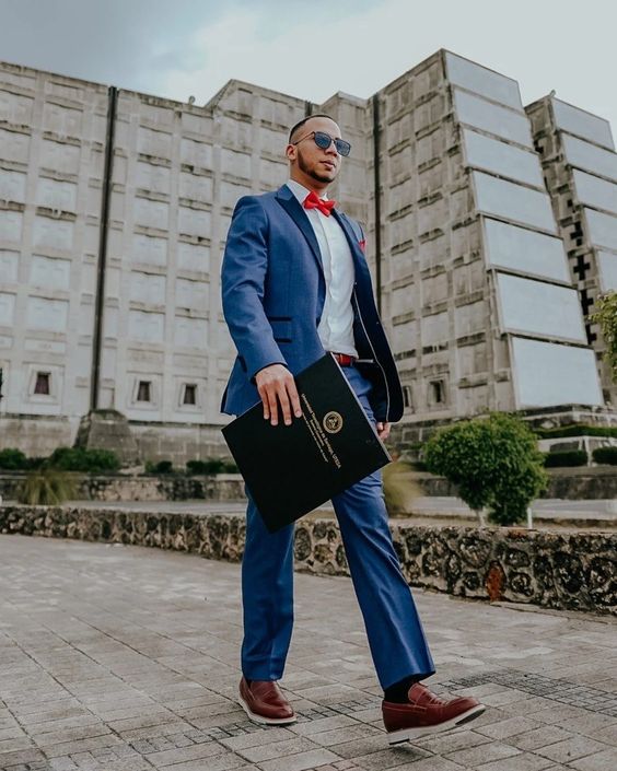 bowtie graduation outfits for guys