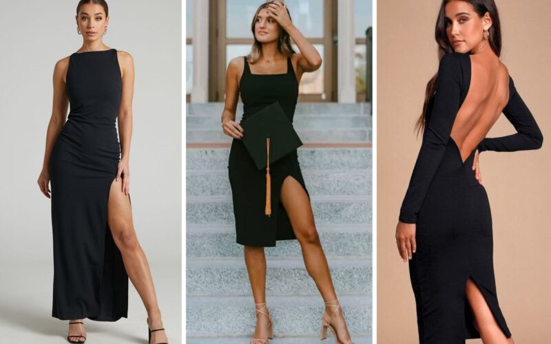 black graduation dress ideas