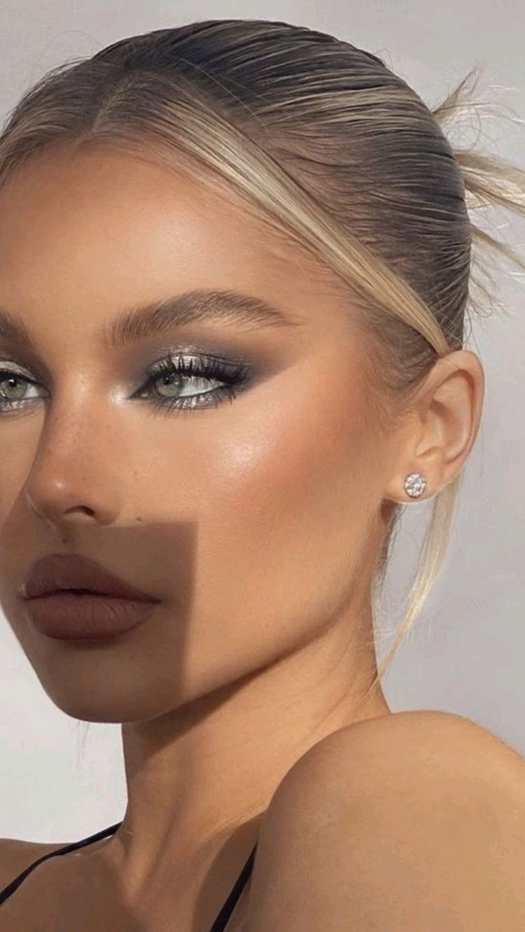 how to do makeup for prom with a black dress