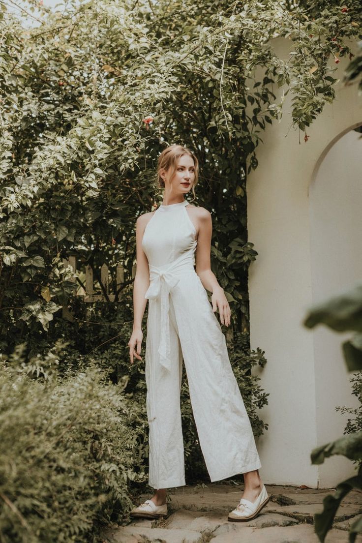 cute sleeveless jumpsuit for graduation