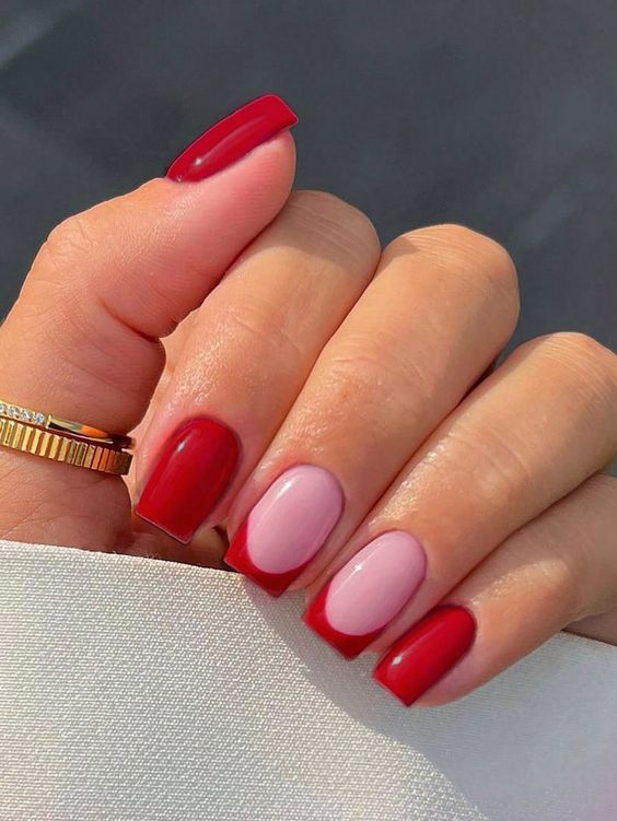 pink acrylic nails for 15 year olds