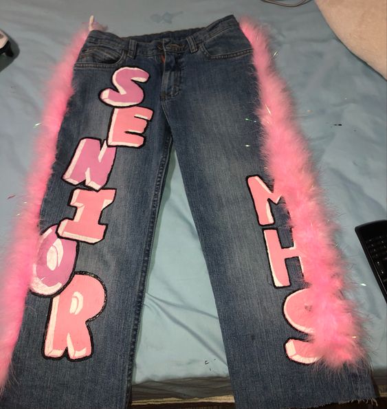 cute senior year jeans