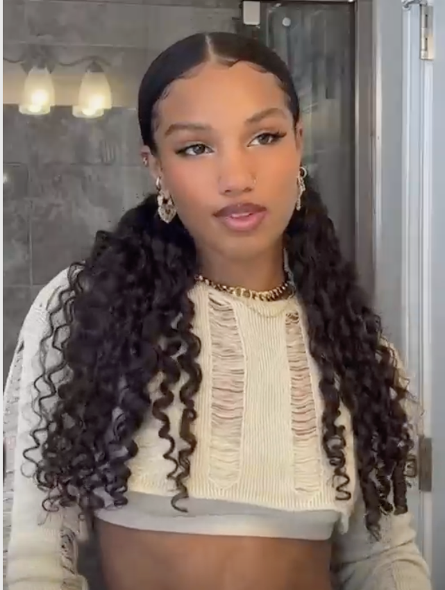 black hairstyle for graduation cute
