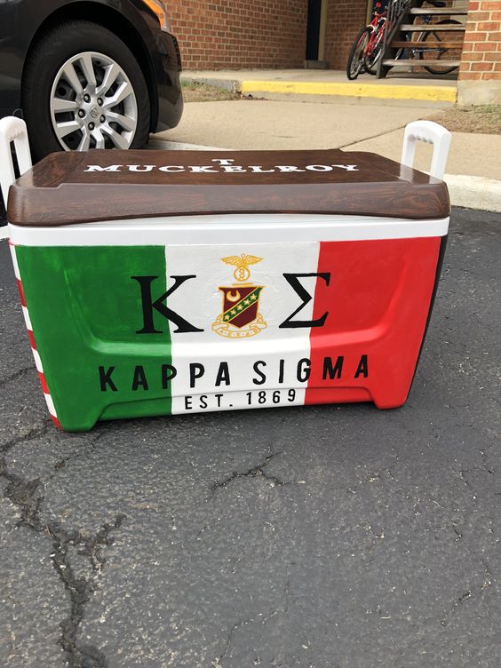 simple and creative painted cooler