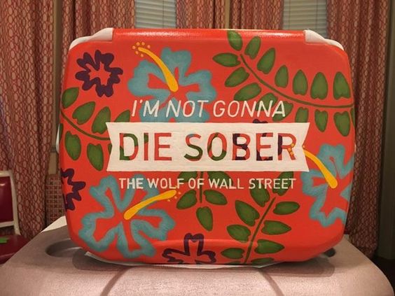 frat cooler painting