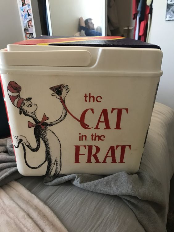 frat cooler painting ideas