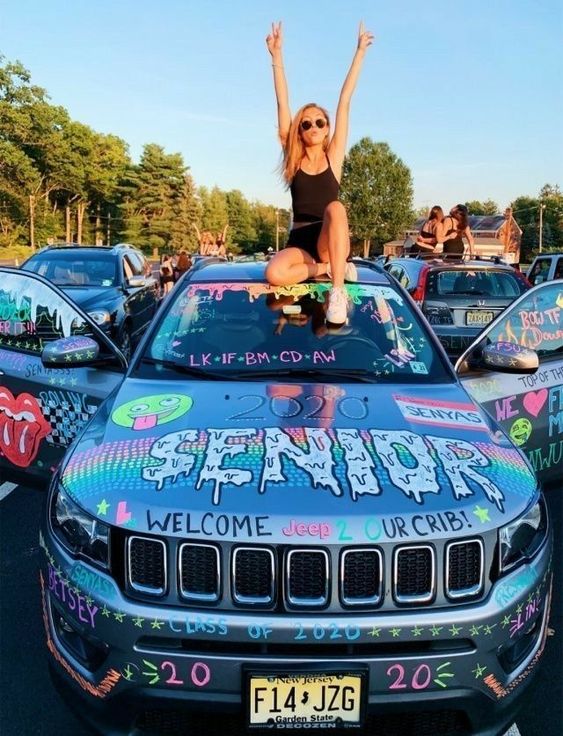 senior car decorating ideas
