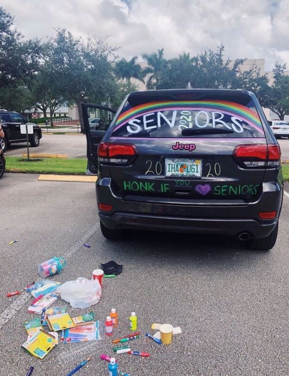 senior car decorating ideas