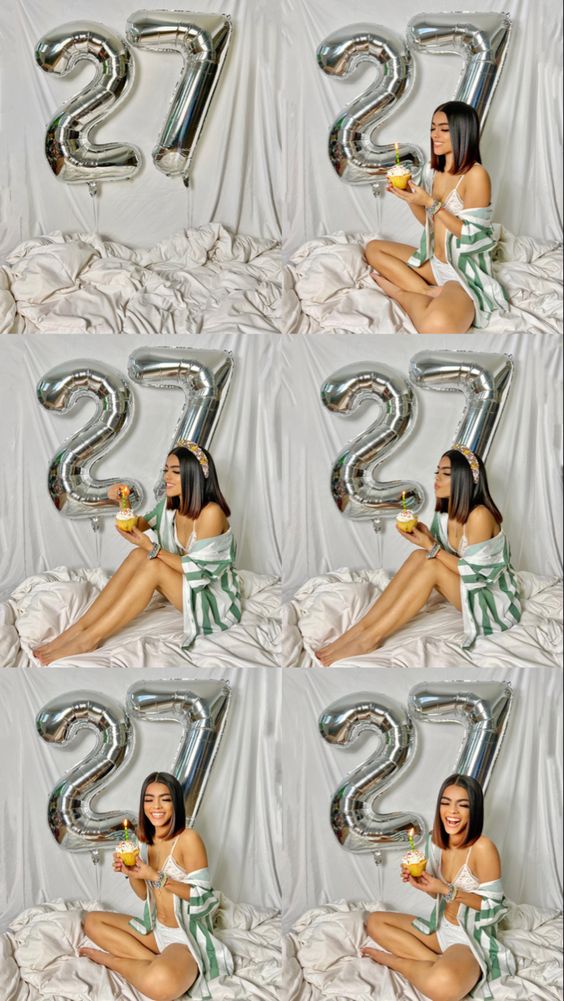 unique birthday photoshoot for girls