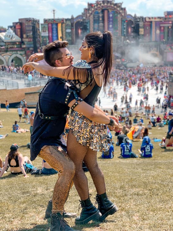 Easy Matching rave couple outfits 