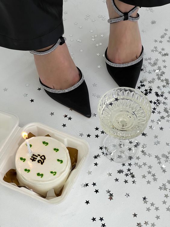 creative black and white birthday