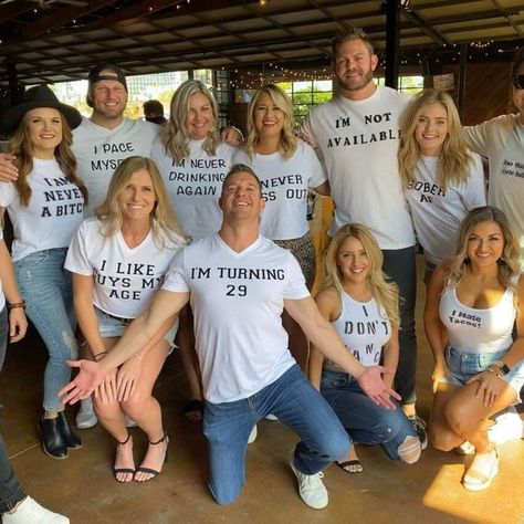 White lie shirt party ideas 