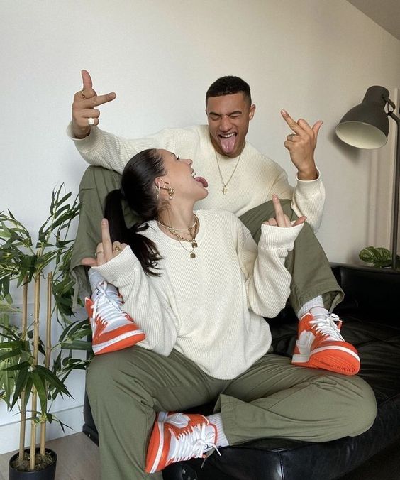 Sporty Nike matching shoes 