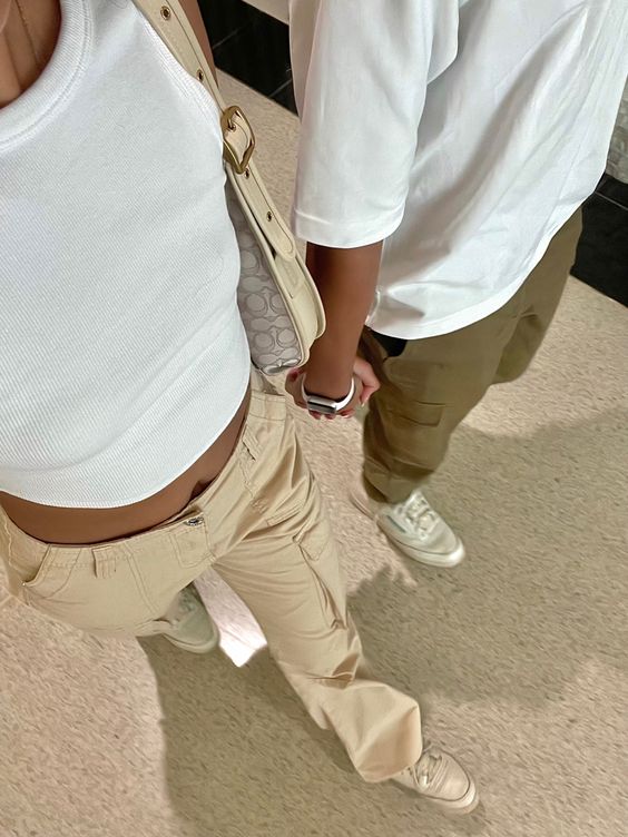 simple athletic shoes for two people