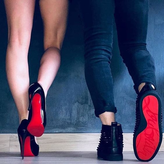stylish red bottom shoes heels and sneakers