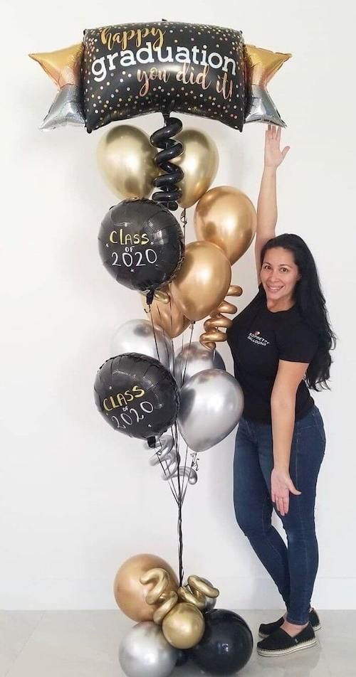 Graduation balloons for party 