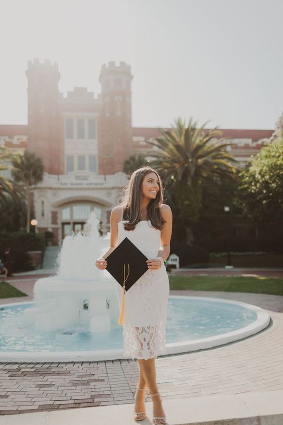 White graduation dress ideas 