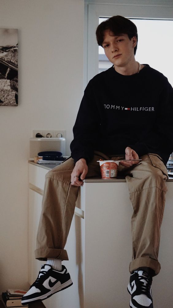 Nike Dunk Low outfit ideas for men 