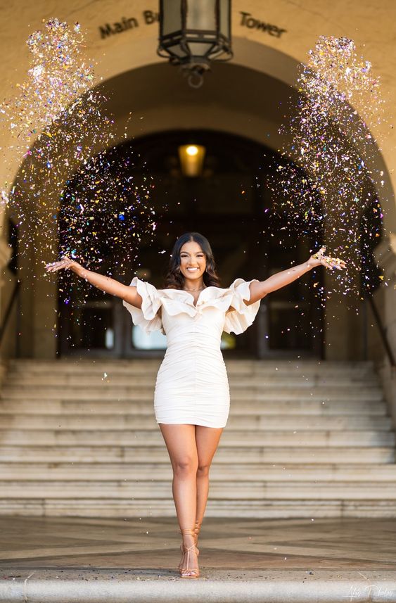 White graduation dress ideas 