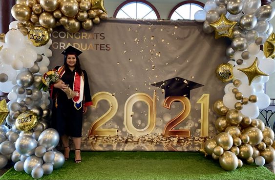 Graduation balloons for party 
