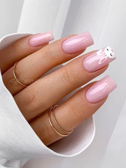 Easy and long nail art 