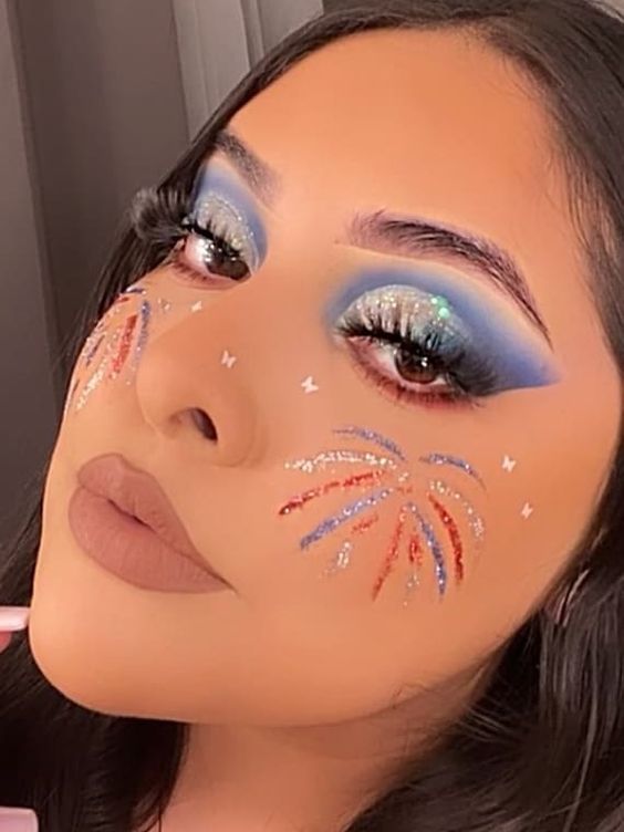 Fourth of july makeup looks 