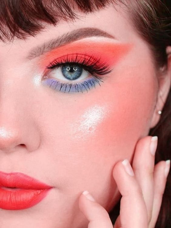 4th of July face paint 