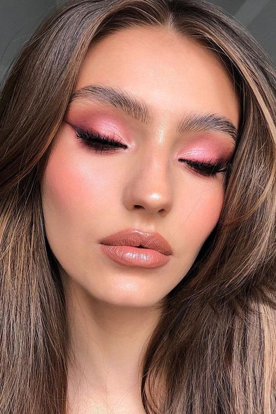 Soft valentine's day face paint 
