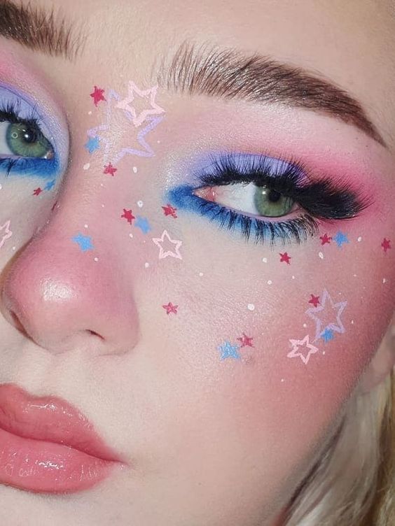 Fourth of july makeup ideas 