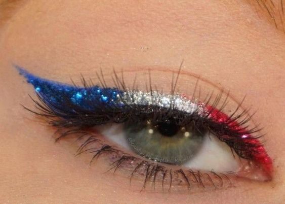 Fourth of july makeup ideas 