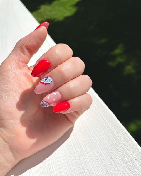 Summer nails for party 
