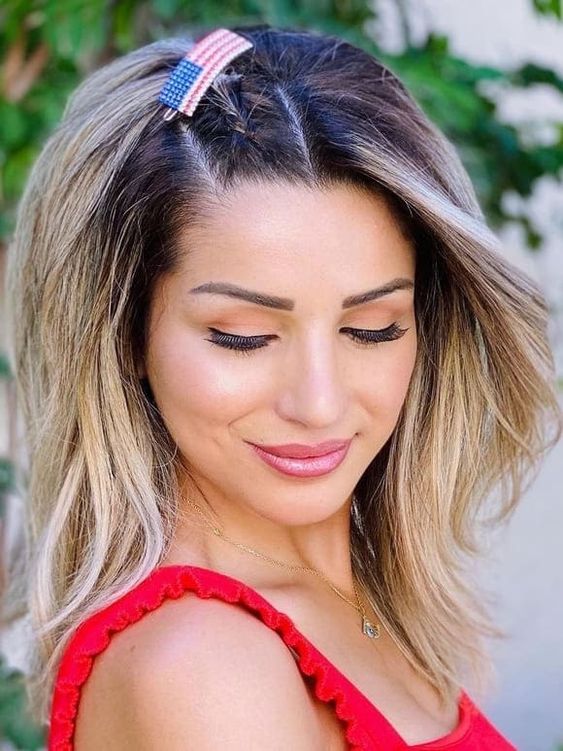Simple cute hair for holiday 