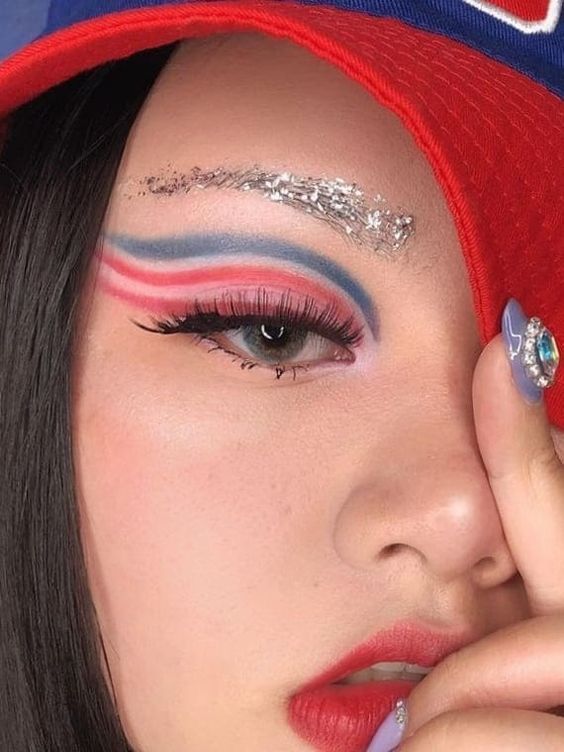 Fourth of july makeup ideas 