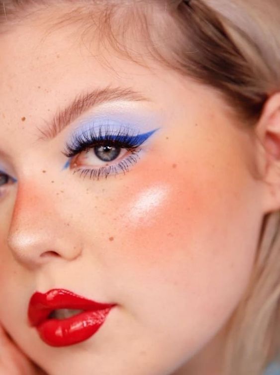 4th of July face paint 