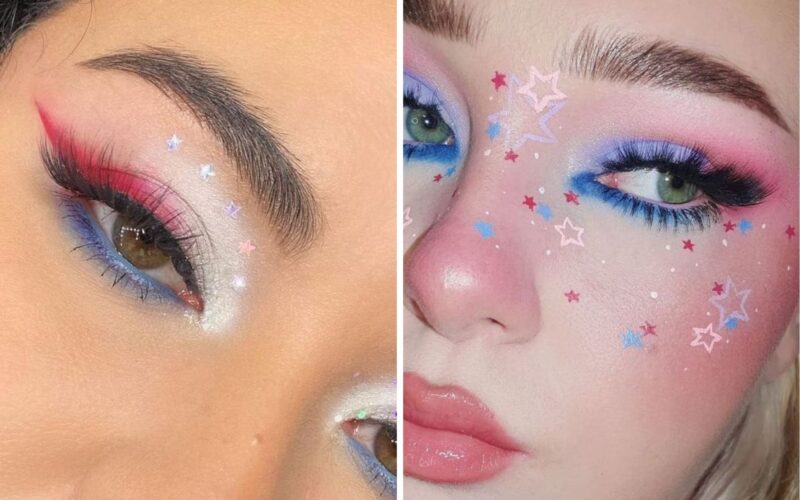 Fourth of July makeup