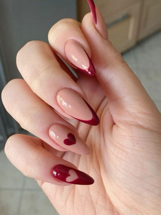 Valentines day nail designs 