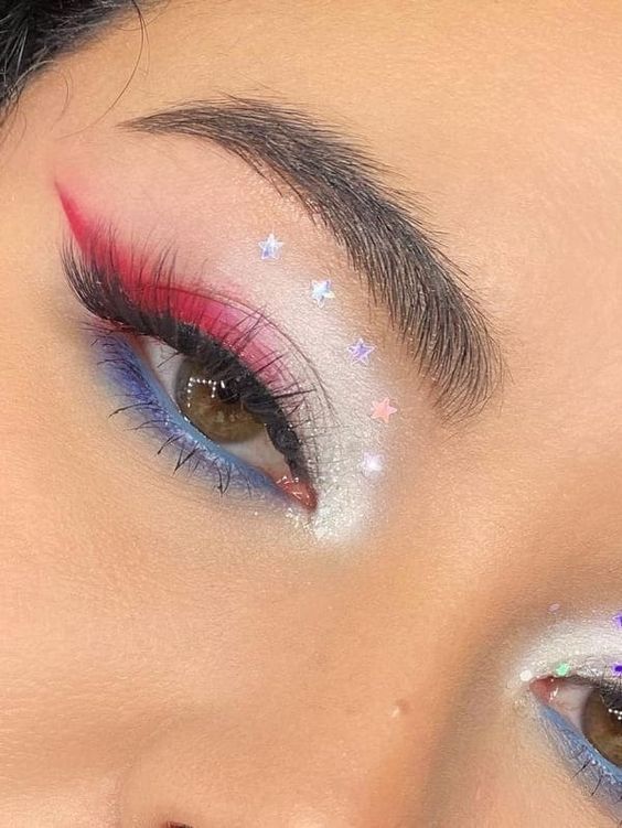 Fourth of july makeup 