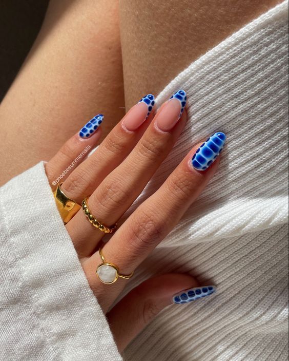 Classy manicured nails