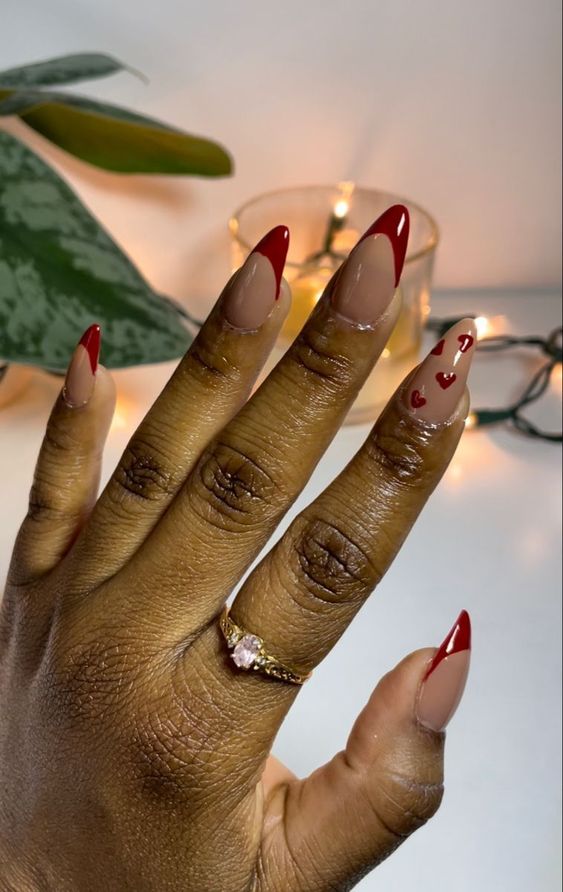 Valentines day nail inspo 